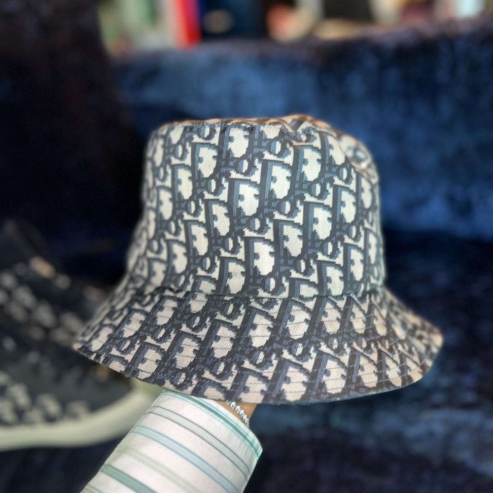 Authentic Christian Dior reversible hat
